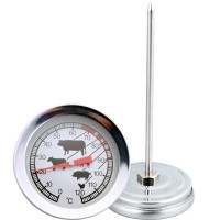 BBQ Dial stainless steel probe home cooking meat food thermometer