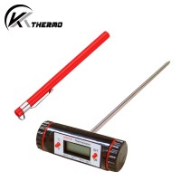 Digital lcd stainless steel probe cooking food temperature testing meat  thermometer