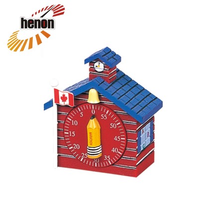 Customized Muliti-function School House plastic mechanical timer